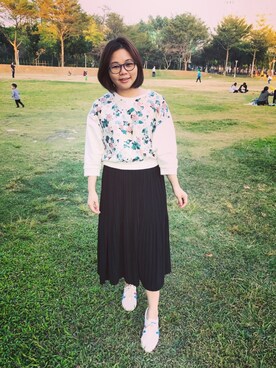 百合姐姐さん(レディース・162cm)の春コーディネート