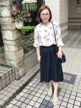 百合姐姐さん（レディース・162cm）の春コーディネート