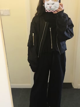 「HIGHLA（ハイラ）のアイテム」を使った、riiikua さん（レディース・163cm）の春コーディネート