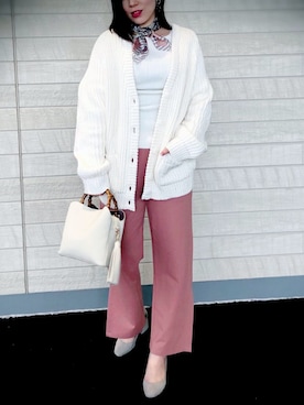 「BITTOKO（ビットコ）のアイテム（パンツ）」を使った、kaoruさん（レディース・161cm）の春コーディネート