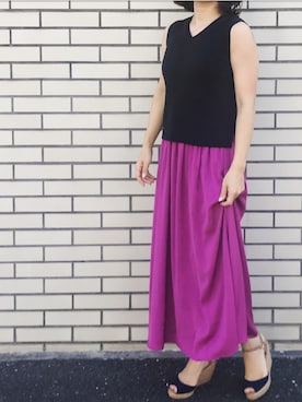 h.ROMさん（レディース・157cm）の秋コーディネート