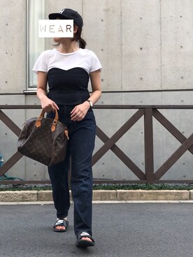 #K58さん(レディース・158cm)の夏コーディネート