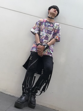 いちまつ君さん（メンズ・176cm）の春コーディネート