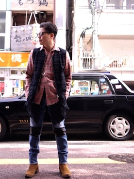 パンツ The Letters : 5Pocket Leather Slim Pant 木村拓哉The Letters 5 pocket leather pants - メルカリ