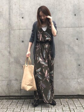 「MINELAL（ミネラル）のアイテム」を使った、あゆみんさん（レディース・160cm）の夏コーディネート