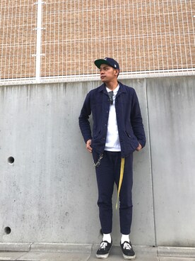 「Honor gathering（オナーギャザリング）のアイテム（ジャケット/アウター）」を使った、KIRIさん（メンズ・180cm）の春コーディネート