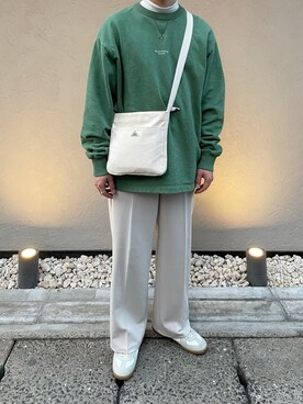「Acne Studios（アクネストゥディオズ）のアイテム（スウェット）」を使った、keitoさん（メンズ・176cm）の春コーディネート