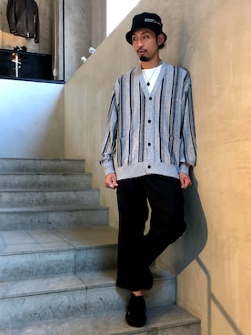 「IVXLCDM（アイヴィーエックスエルシーディエム）のアイテム」を使った、ヤギさん（メンズ・180cm）の夏コーディネート