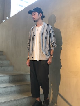 「IVXLCDM（アイヴィーエックスエルシーディエム）のアイテム」を使った、ヤギさん（メンズ・180cm）の秋コーディネート