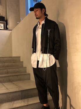 「IVXLCDM（アイヴィーエックスエルシーディエム）のアイテム」を使った、ヤギさん（メンズ・180cm）の秋コーディネート