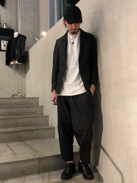 「IVXLCDM（アイヴィーエックスエルシーディエム）のアイテム」を使った、ヤギさん（メンズ・180cm）の冬コーディネート