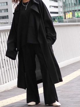 「Ground Y（グラウンドワイ）のアイテム（ジャケット/アウター）」を使った、MITSUKIさん（レディース・161cm）の夏コーディネート