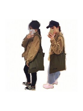「TODAYFUL（トゥデイフル）のアイテム（PC・スマホグッズ/家電）」を使った、Sa.さん（レディース・164cm）の春コーディネート