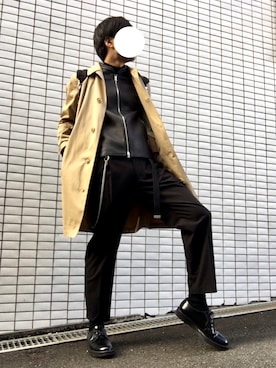 「JOURNAL STANDARD relume（ジャーナルスタンダード　レリューム）のアイテム（トレンチコート）」を使った、WDさん（メンズ・166cm）の秋コーディネート