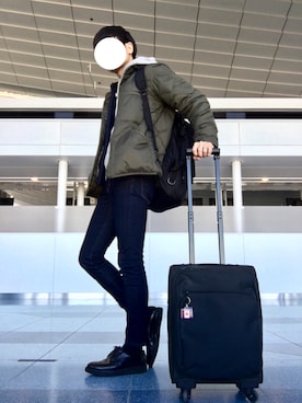 「海外」｜「アイテム（ジャケット/アウター）」を使った、WDさん（メンズ・166cm）の冬コーディネート