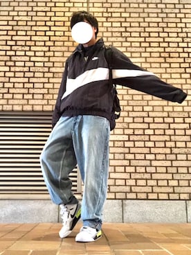「ストリートカジュアル」｜「アイテム（ナイロンジャケット）」を使った、WDさん（メンズ・166cm）の秋コーディネート