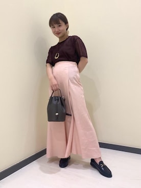 「UNITED ARROWS（ユナイテッドアローズ）のアイテム（キャミソール）」を使った、SAEKOさん（レディース・151cm）の夏コーディネート