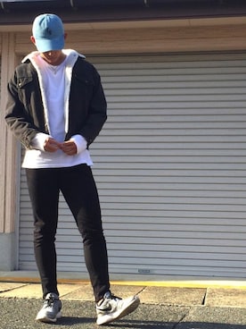 「Cut-Rate（カットレイト）のアイテム」を使った、TAISHIさん（メンズ・178cm）の冬コーディネート