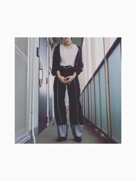 「ドラフトエヴリス」｜「アイテム（MA-1）」を使った、higaki  youさん（レディース・161cm）の春コーディネート