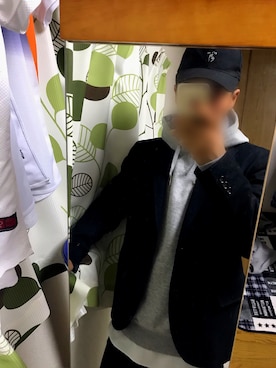 「H&M DIVIDED（エイチアンドエム　ディヴァイデッド）のアイテム（ジャケット/アウター）」を使った、アズマっくすさん（メンズ・169cm）の冬コーディネート