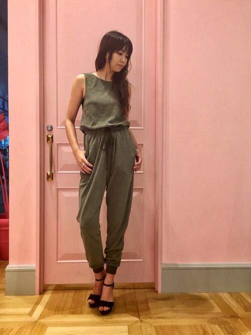 Ayami Matsuo Maison De Reefur 博多店 Maison De Reefurのつなぎ オールインワンを使ったコーディネート Wear