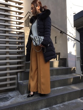 aasukaさん（レディース・157cm）の冬コーディネート