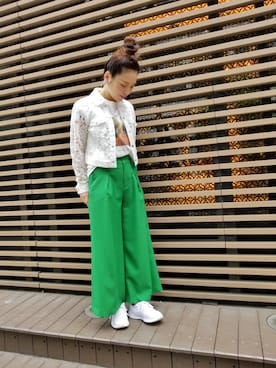 「LOVELESS（ラブレス）のアイテム」を使った、aasukaさん（レディース・157cm）の春コーディネート