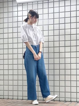 「量産型」｜🍦みうみ🍦さん（レディース・165cm）の夏コーディネート