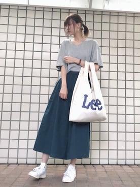 「ガウチョパンツ」｜🍦みうみ🍦さん（レディース・165cm）の夏コーディネート