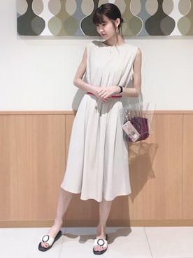 「AMERICAN HOLIC（アメリカンホリック）のアイテム（ワンピース）」を使った、🍦みうみ🍦さん（レディース・165cm）の夏コーディネート