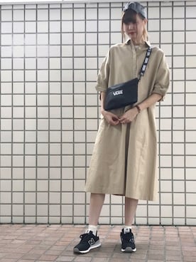 「サコッシュ」｜🍦みうみ🍦さん（レディース・165cm）の夏コーディネート