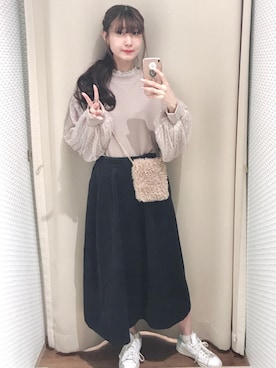 「ポシェット」｜🍦みうみ🍦さん（レディース・165cm）の秋コーディネート