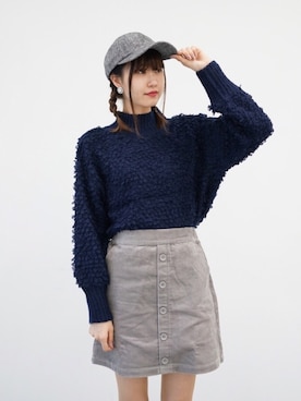 「台形ｽｶｰﾄ」｜🍦みうみ🍦さん（レディース・165cm・20代）の冬コーディネート