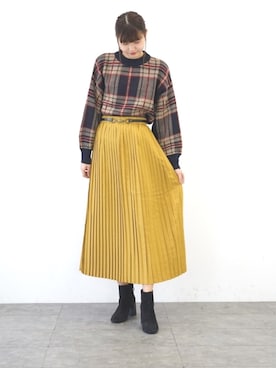 「スタッフセンバツ」｜🍦みうみ🍦さん（レディース・165cm）の冬コーディネート