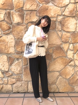 「AMERICAN HOLIC（アメリカンホリック）のアイテム（その他パンツ）」を使った、🍦みうみ🍦さん（レディース・165cm）の冬コーディネート