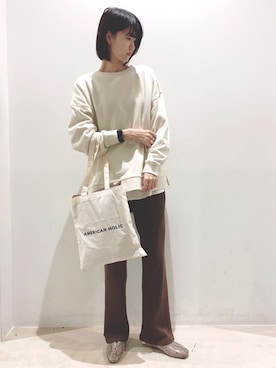 「アイテム（スウェット）」を使った、🍦みうみ🍦さん（レディース・165cm・20代）の秋コーディネート