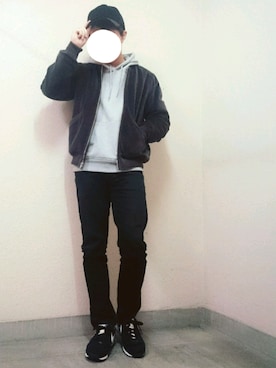 くっちーさん（メンズ・166cm）の冬コーディネート