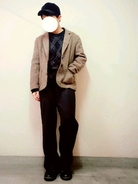 くっちーさん（メンズ・166cm）の冬コーディネート