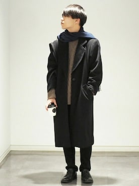 くっちーさん（メンズ・166cm）の冬コーディネート