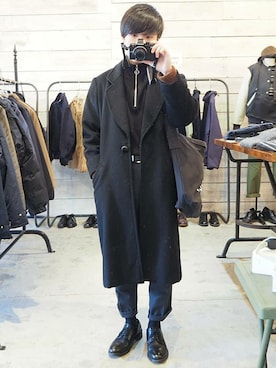 くっちーさん（メンズ・166cm）の冬コーディネート