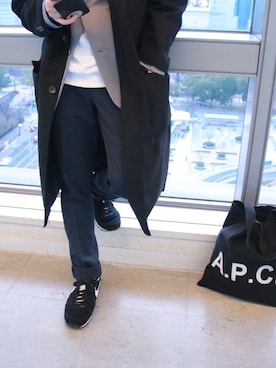 くっちーさん（メンズ・166cm）の冬コーディネート