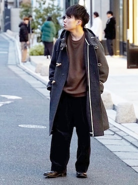 くっちーさん(メンズ・166cm)の冬コーディネート