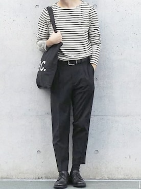 くっちーさん（メンズ・166cm）の春コーディネート