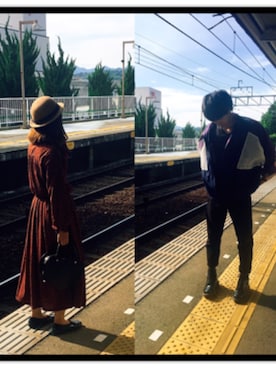 「UNKNOWN.（アンノウン）のアイテム（帽子）」を使った、mugi.stさん（メンズ・171cm）の秋コーディネート