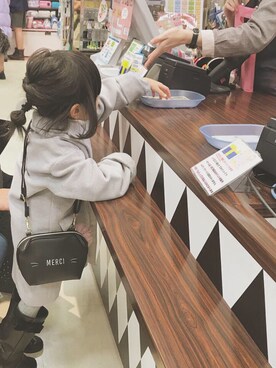「petit main（プティマイン）のアイテム（チェスターコート）」を使った、MaYさん（レディース・157cm）の冬コーディネート