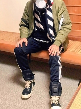 「ラグジュアリーストリート」｜「アイテム（その他）」を使った、CircleStoneさん（メンズ・176cm）の冬コーディネート