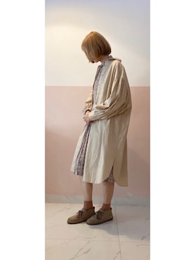 「H&M（エイチ・アンド・エム）のアイテム（ブルゾン）」を使った、チャオさん（レディース・168cm）の春コーディネート