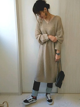 ricky.yさん（レディース・158cm）の冬コーディネート