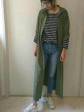 「501skinny」｜ricky.yさん（レディース・158cm）の春コーディネート