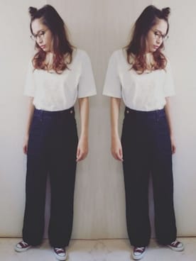 「肌触り気持ち良い」｜ricky.yさん（レディース・158cm）の夏コーディネート